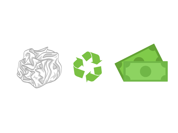 recykling-papier-na-pieniadz